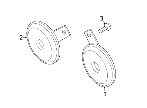 Horn for 2015 Subaru Outback #0