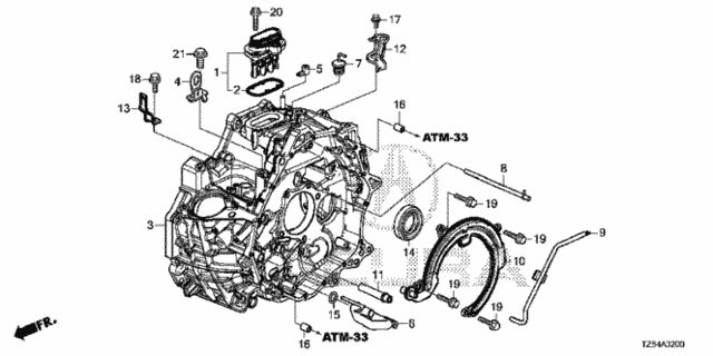 AT Transmission Case (DCT) for 2017 Acura MDX #0