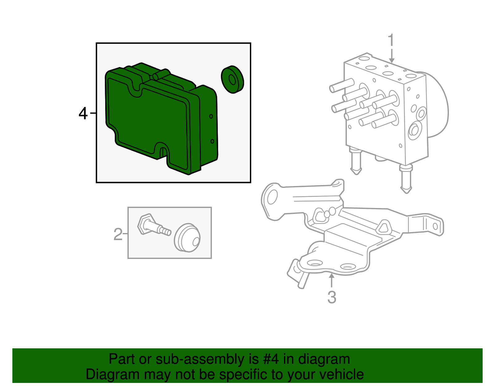 Module De Commande De Frein électronique GM D'origine - Réf. 19435407 - Reconditionné Et Testé 100% Fonctionnel