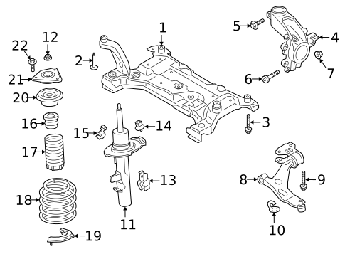 Suspension Components for 2017 Ford Focus #1