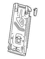 80A883107BGW8 - Body: Seat Back Frame for Audi: Q5, Q5 PHEV, Q5 Sportback, SQ5, SQ5 Sportback Image