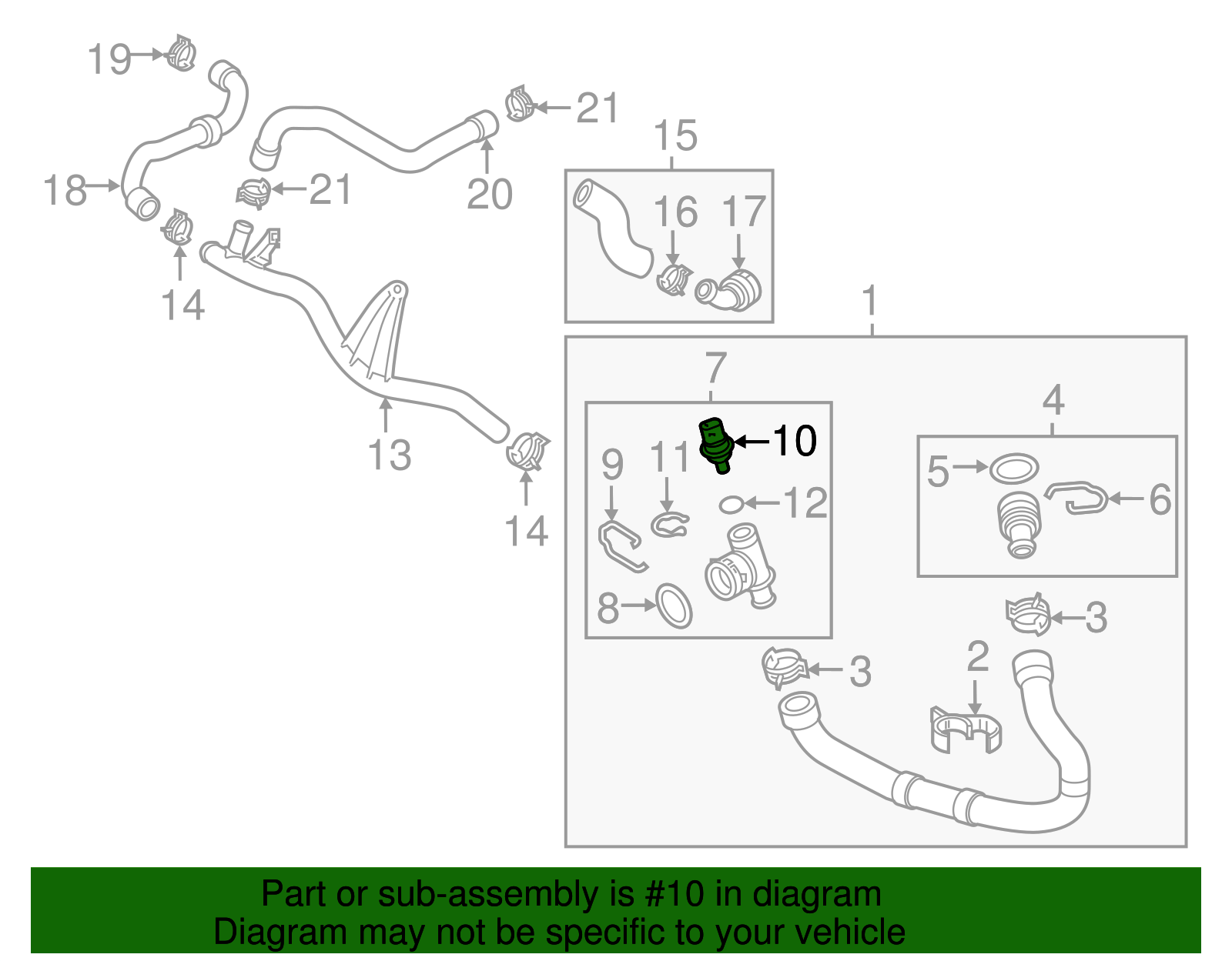 06A-919-501-A - Temp Sensor 1999-2025 Volkswagen | Euro Parts 4 Less