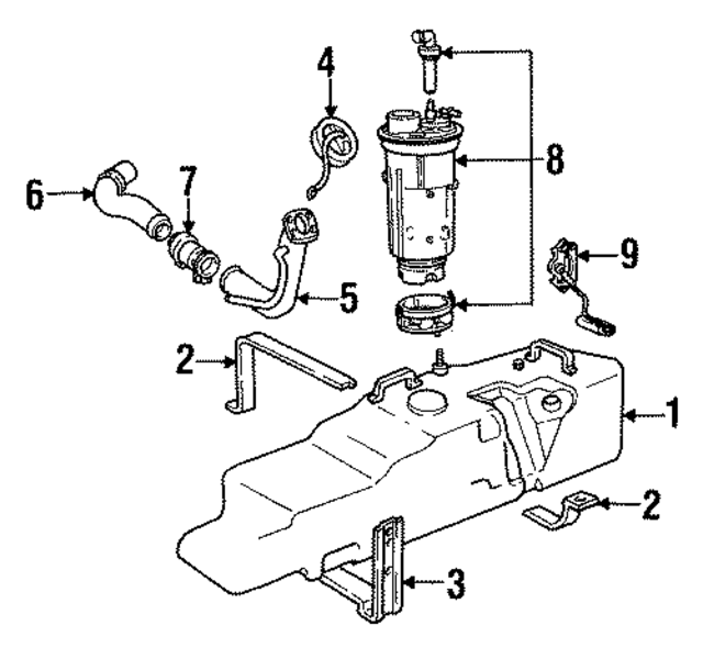 4279529 - Air &amp; Fuel Delivery: Fuel Tank Filler Neck for Mopar Image