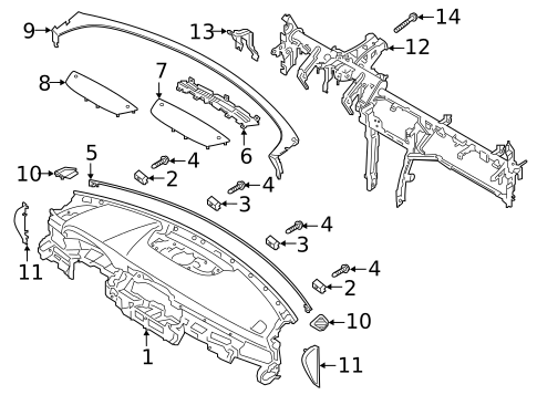 Instrument Panel for 2022 Kia Telluride #0