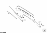 61613424489 - : Wiper Rubberdriver Side for BMW Image