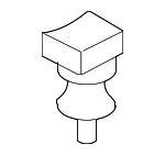 11727571866 - Emission System: Air Pump Rubber Mount for BMW Image