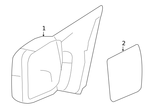 Outside Mirrors for 2008 Ford F-150 #3