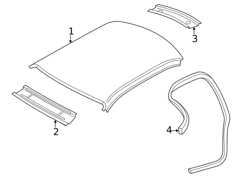 Roof & Components for 2000 Chrysler Concorde #0