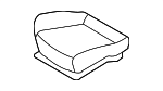 892001E160MWL - Body: Seat Cushion for Hyundai Image