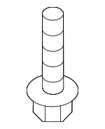 C2C41784 - Belts &amp; Cooling: Radiator Support Air Duct Screw for Jaguar Image