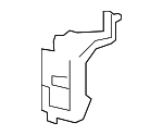 19115R40A00 - : Recovery Tank Bracket for Honda Image