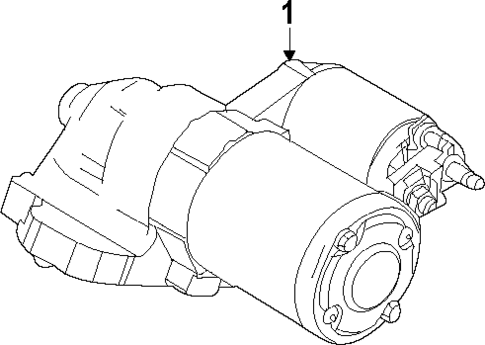 Starter for 2013 Ford Mustang #1