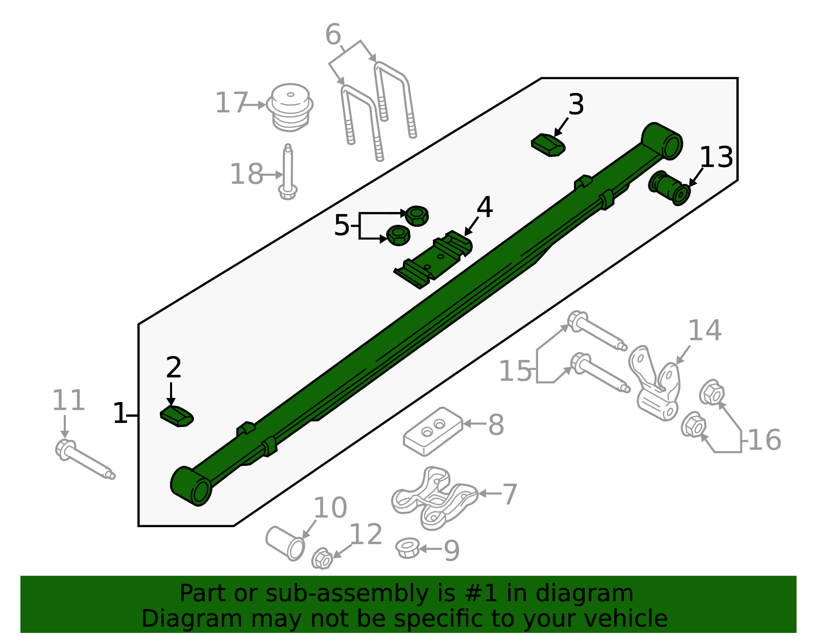 F150 Spring Code 2015-2020 Ford F-150 Leaf Spring Assembly FL3Z-5560-D | OEM Parts Online