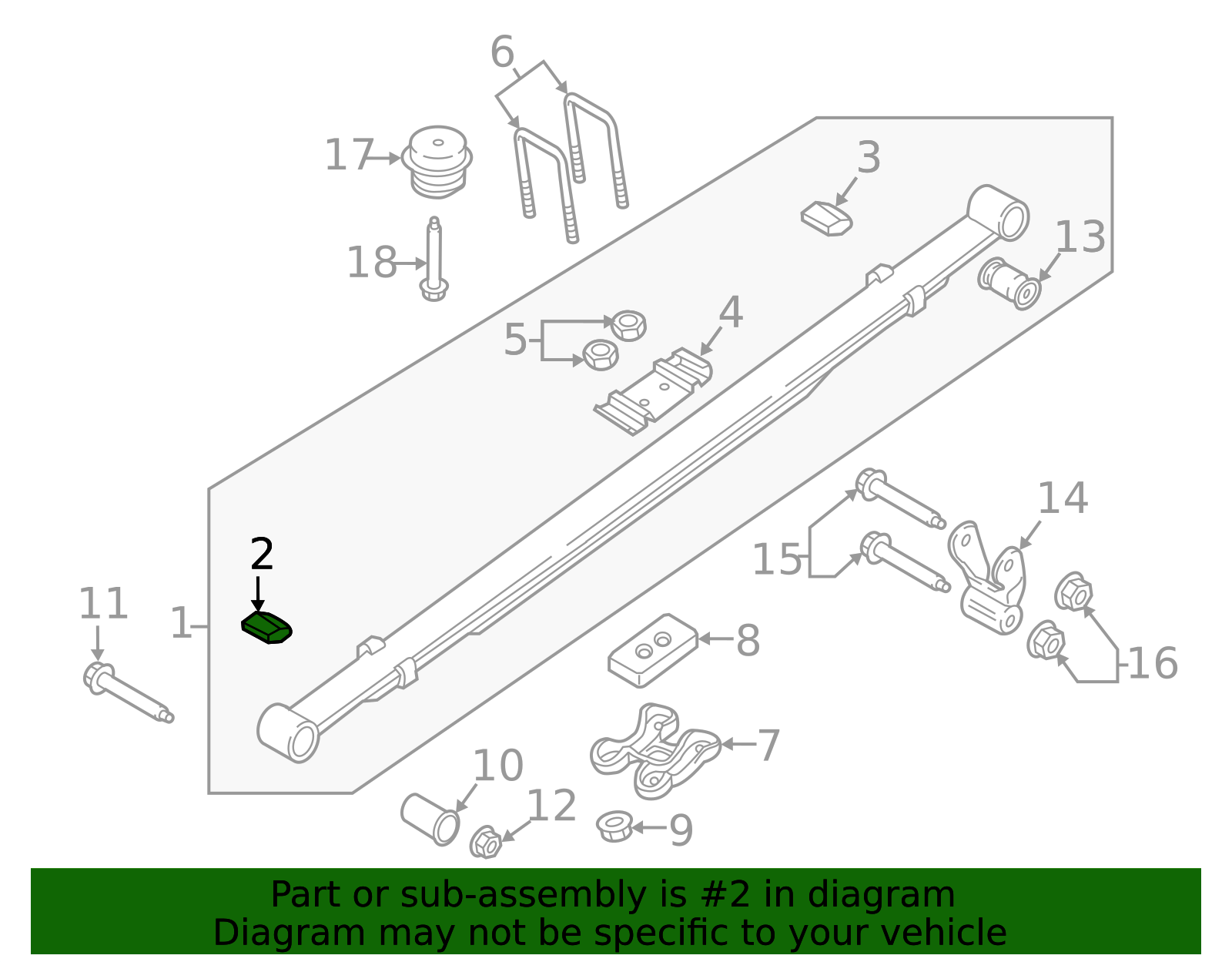 9L3Z-5586-B - Spring Pad 2015-2020 Ford F-150 | Ford Parts Direct