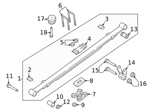 Rear Suspension for 2019 Ford F-150 #1
