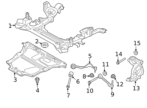 Suspension Components for 2016 BMW 328i xDrive #1