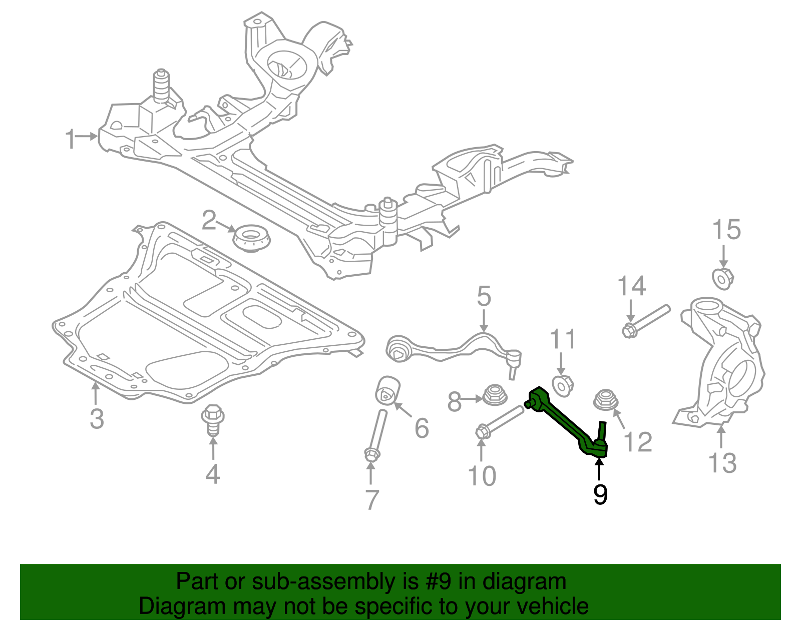 【確認】jim33773377様　達磨 31126854727 - 2013-2021 BMW Rear Control Arm (31-12-6-854