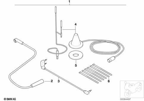 Intercom System for 2003 BMW-Motorrad K 1200 LT #1