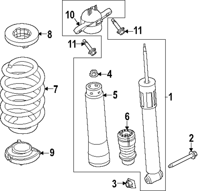 R1PZ5560B - : Coil Spring for Ford: Bronco Sport Image