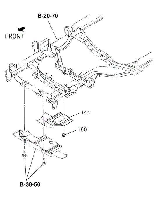 Driveshaft Protector for 2000 Honda Passport #0
