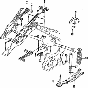Rear Suspension for 1988 Volvo 760 | OEM Parts Online