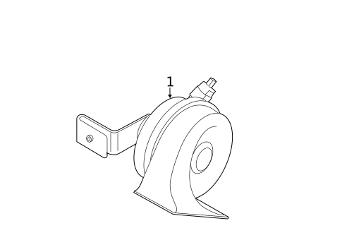 Horn for 2013 BMW 128i #0