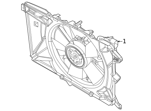 Cooling Fan, Clutch & Motor for 2024 Jeep Compass #0