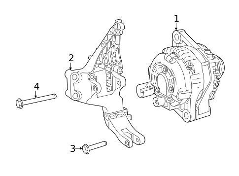 Alternator for 2018 Jeep Renegade #1