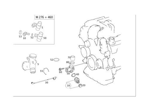 Cooling Water Pre-Heater for 2008 Mercedes-Benz R350 #0