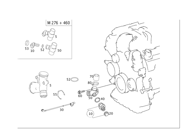 2722000196 - Radiator: Preheater for Mercedes-Benz Image image