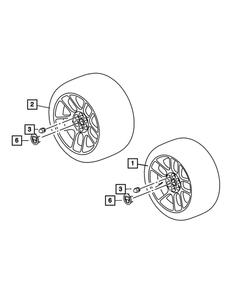 Wheels, Tires and Hardware for 2008 Dodge Viper #0