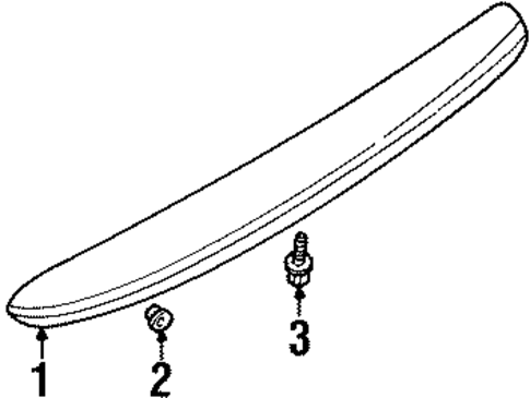 Spoiler for 1997 Dodge Avenger #0