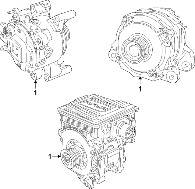 68581457AC - Electrical: Alternator for Mopar Image