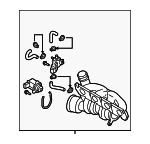 6J145722B - Exhaust: Exhaust Manifold for Volkswagen: Beetle, CC, Eos, GTI, Jetta, Passat, Tiguan, Tiguan Limited Image