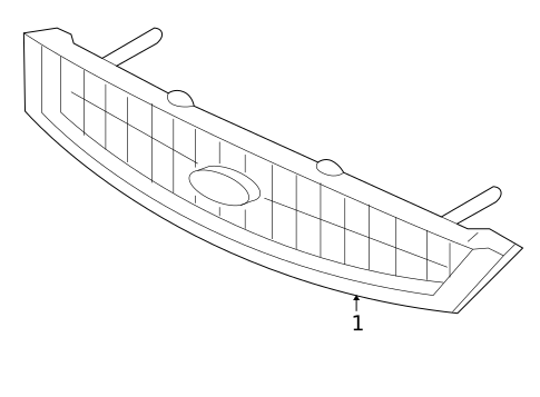 Grille & Components for 2005 Ford Focus #0