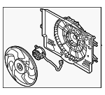 25380XA000 - Cooling System: Fan Assembly for Kia Image