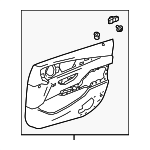 29072006037P93 - Body: Door Trim Panel for Mercedes-Benz Image