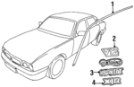 HNA6092HA - : Ornament for Jaguar: Vanden Plas, XJ12, XJ6, XJR Image