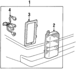 8155028020 - Electrical: Tail Lamp Assembly for Toyota: Van Image