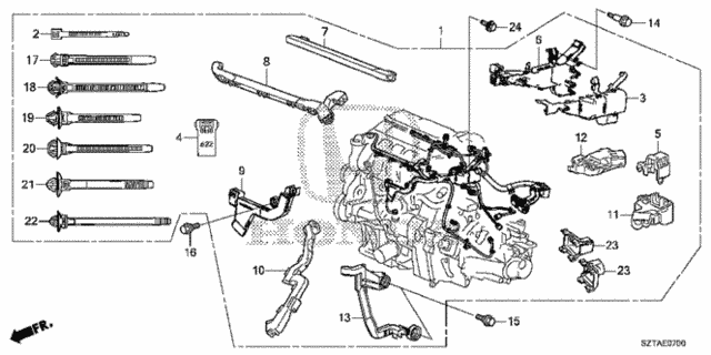 Engine Wire Harness for 2016 Honda CR-Z #0
