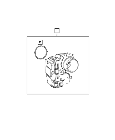 Throttle Body for 2017 Fiat 500X #0