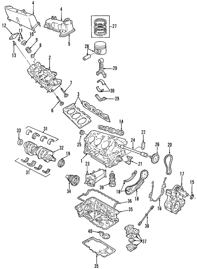 6L2Z6100A - Engine: Piston for Ford Image