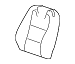 23161581 - Body: Seat Back Cover for Chevrolet: Camaro Image