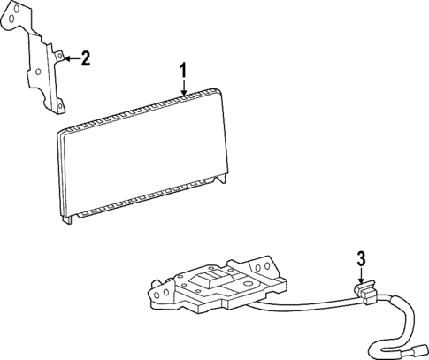 Navigation System Components for 2022 Lexus GX460 #0