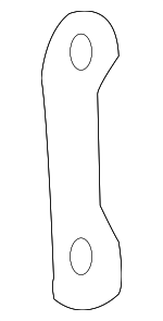 9018905097 - Body: Fuel Door Plate for Toyota: 4Runner, Avalon, Sienna, Tundra Image