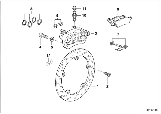 34212330309 - : Thrust Spring for BMW-Motorrad Image