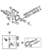 68032258AA - Rear Axle; Corporate 210 MM; Differential and Drive Line: Differential Case Assembly for Mopar Image