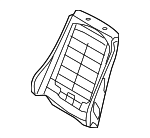52106982918 - Body: Seat Back Frame for BMW Image
