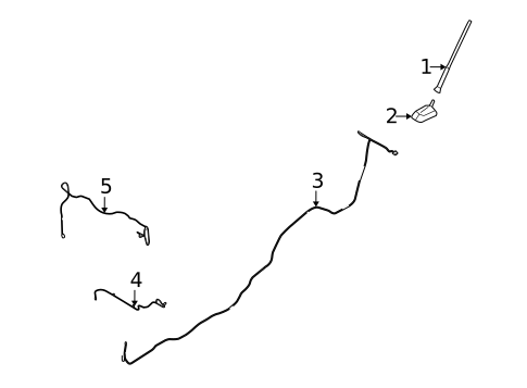 Antenna & Radio for 2010 Ford Flex #0