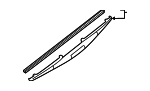 86542KG080 - Body: Wiper Blade for Subaru: Crosstrek, Impreza, XV Crosstrek Image